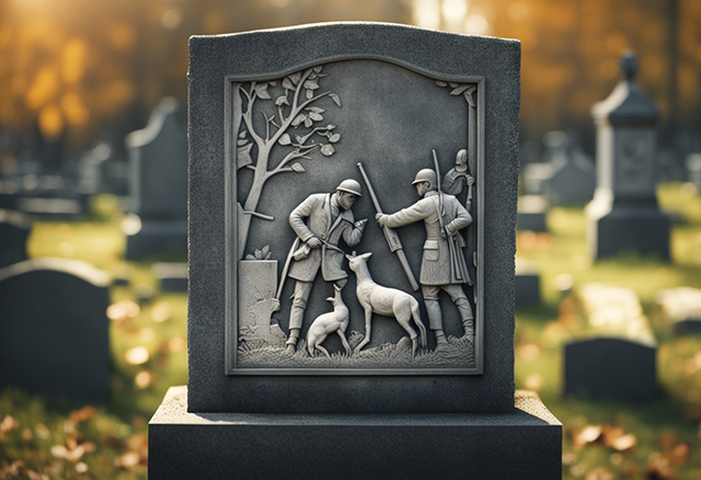 Le symbole d’une passion: choisir une plaque funéraire pour un chasseur