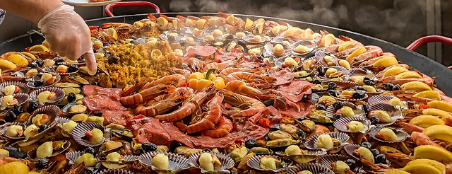 La diversité des options de paellas géantes