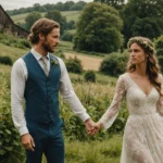 Le costume champêtre parfait : charme bohème pour un mariage inoubliable